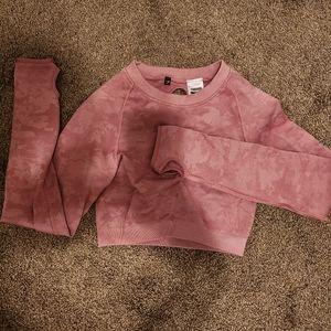 Gym shark work out crop